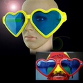 Super Big Size Heart Shape Size Cool Party Football Fans Eyeglasses